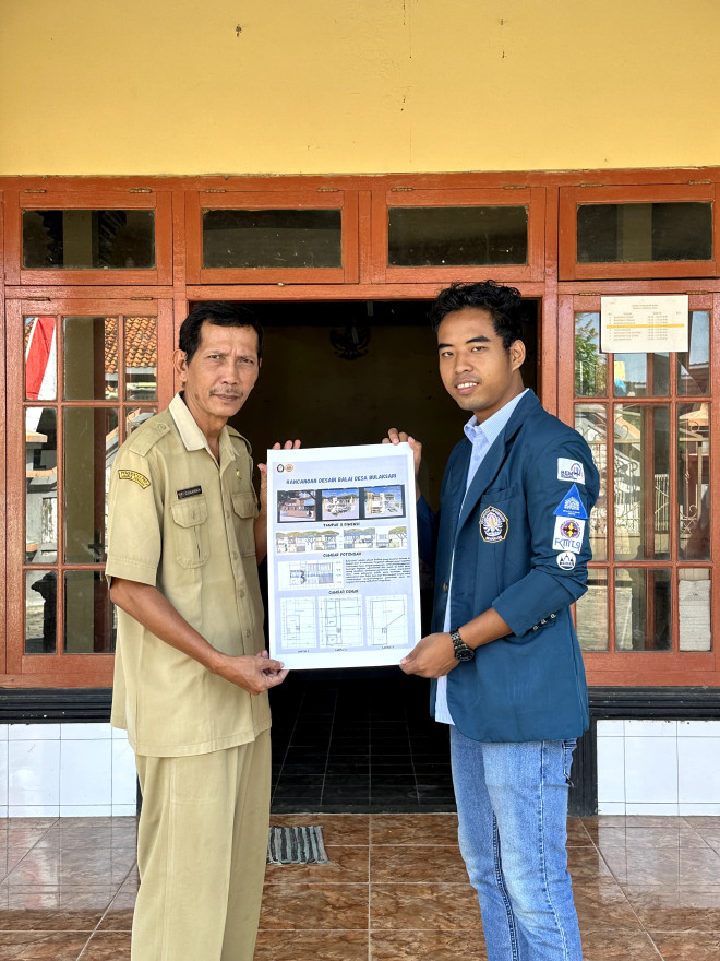 Rancangan Desain Balai Desa Bulaksari